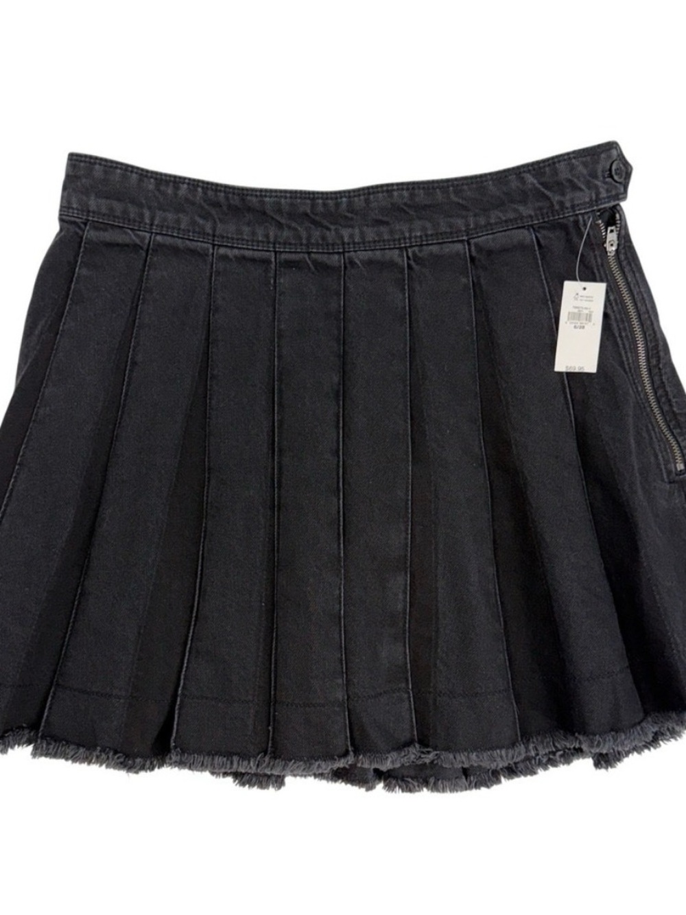 GAP Black Skirt with Pleated Detail